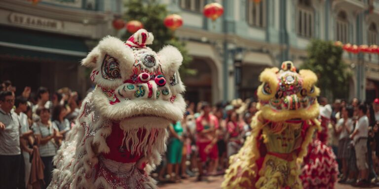 Acrobatic Lion Dance Performance Booking in Singapore – Elevate Your Event with Wolf Events