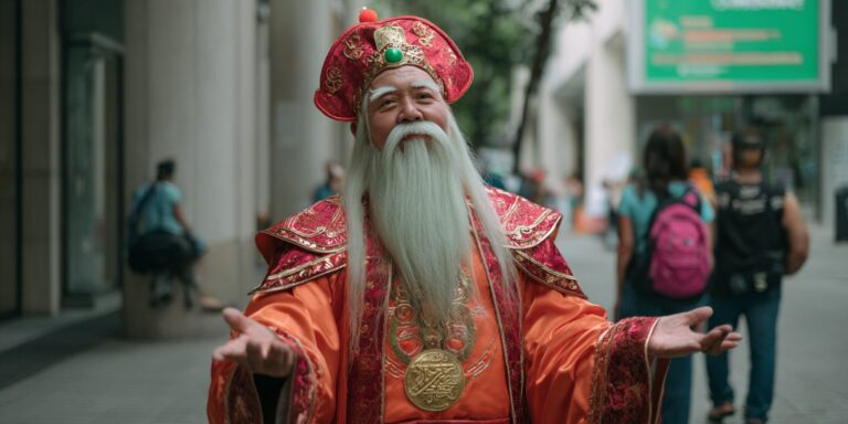 Affordable God of Fortune Mascot Rental Deals in Singapore – Enhance Your Festive Event with Wolf Events