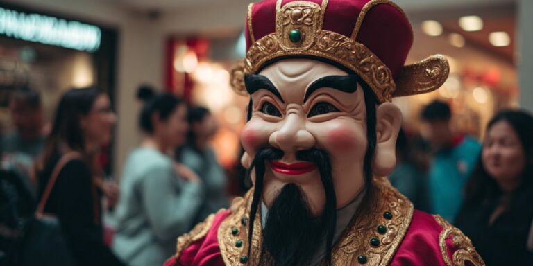 Animated God of Fortune Mascot for Digital Events in Singapore – Elevate Your Virtual Celebrations with Wolf Events