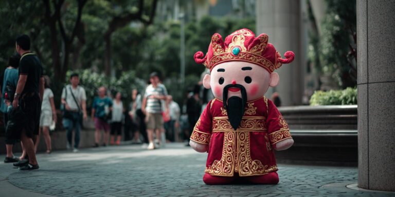 Buy God of Fortune Plush Mascots Singapore – Add Prosperity to Your Event with Wolf Events