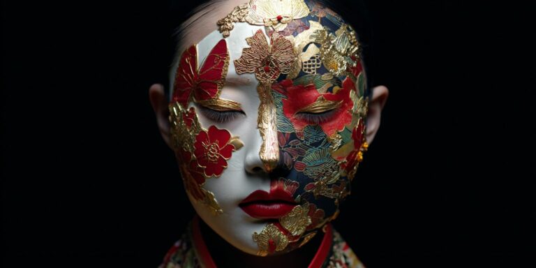 Collaborative Art Installation with Mask Changing – Lion Dance, Bian Lian & Interactive Performances in Singapore