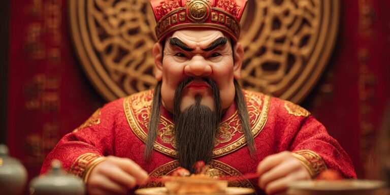 Corporate Dinner God of Fortune Mascot Hire Singapore – Elevate Your Event with Wolf Events