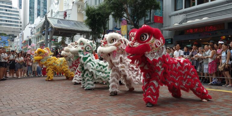 Corporate Team Building Lion Dance Workshop Singapore – Unique Cultural Bonding for Your Company | Wolf Events