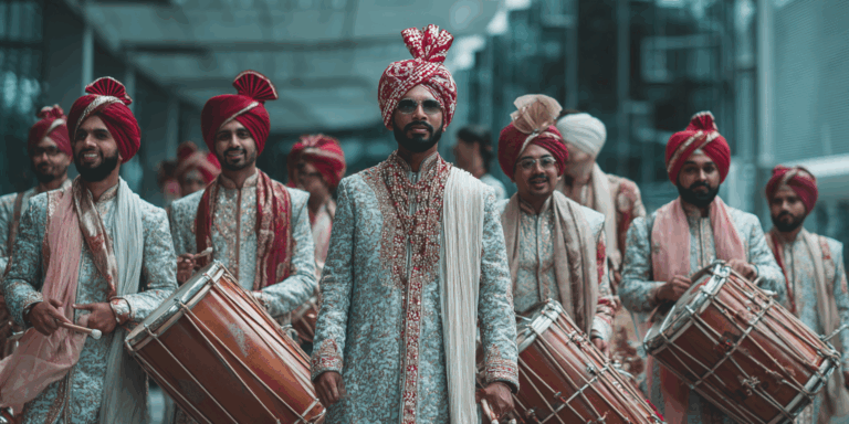 Dhol Drummers Wedding Singapore – Energize Your Celebration with Traditional & LED Performances
