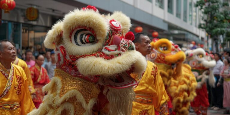 God of Fortune Appearance with Lion Dance – Singapore’s Festive Tradition for Events & Celebrations