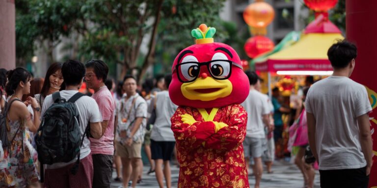 God of Fortune at HDB Estate Chinese New Year Events – Traditions, Performances & Community Spirit