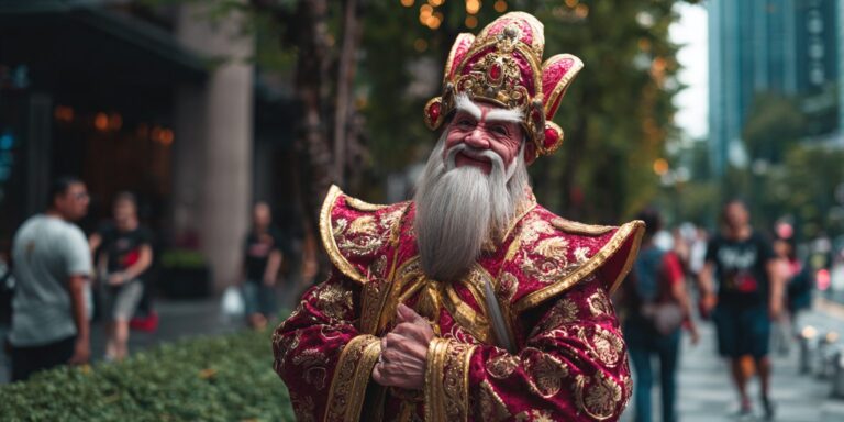 God of Fortune Mascot for Charity and Fundraising Events Singapore – Elevate Your Event with Cultural Entertainment