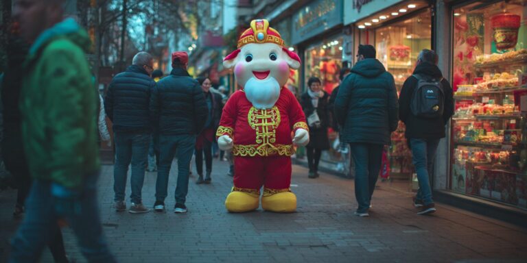 God of Fortune Mascot for Family Gathering – Elevate Your Festive Event in Singapore