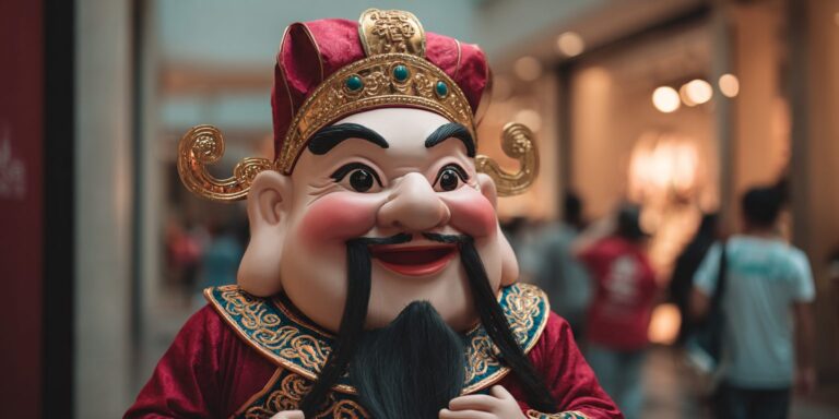God of Fortune Mascot for Weddings Singapore – Enhance Your Celebration with Prosperity and Joy
