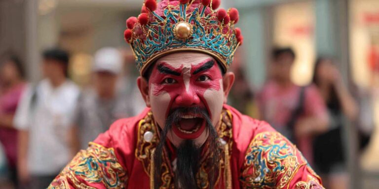 God of Fortune Mascot Training and Performance Art in Singapore – Elevating Festive Events with Wolf Events