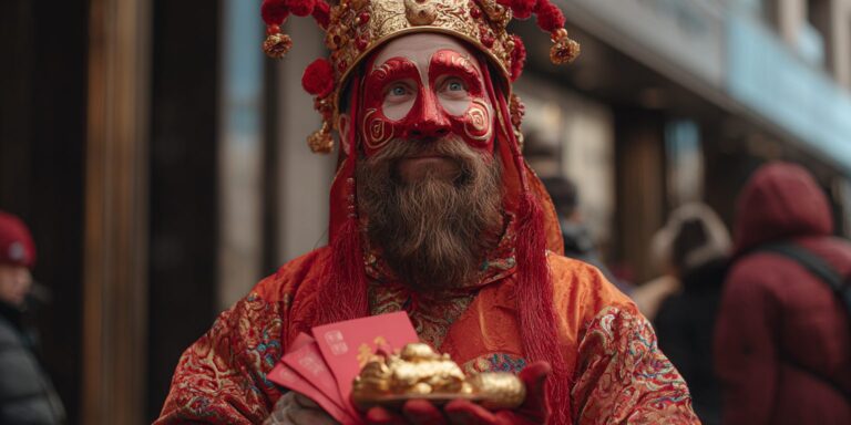 God of Fortune Prop Gold Ingot and Red Packet Kit – Elevate Your Singapore Event with Lion Dance & Mascot Services