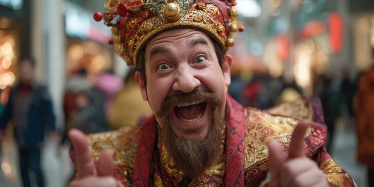 God of Fortune Props for Photo Booth – Elevate Singapore Events with Festive Flair