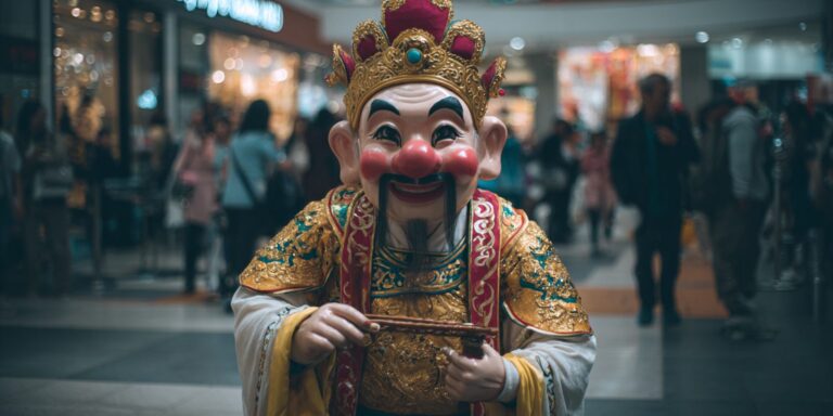 History and Significance of God of Fortune Mascot in Singapore Events