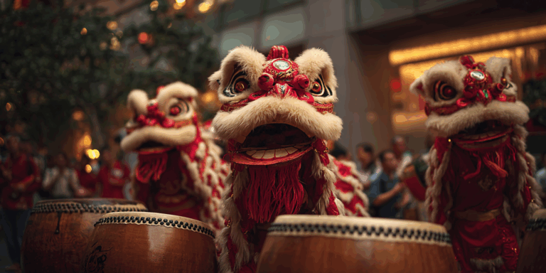 LED Lion Dance with Percussion Singapore 2025 – Modern Spectacle for Events