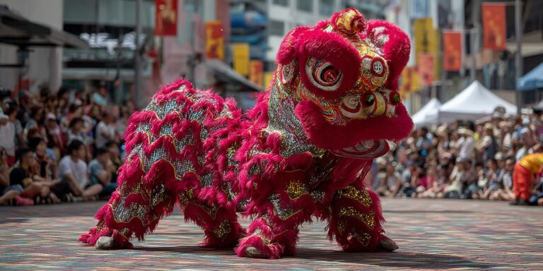Lion Dance with Audience Drumming – Elevate Your Singapore Event with Interactive Festive Performances