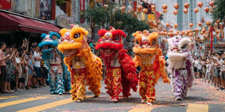 Lion Dance with Live Drumming Package in Singapore – Complete Event Entertainment by Wolf Events