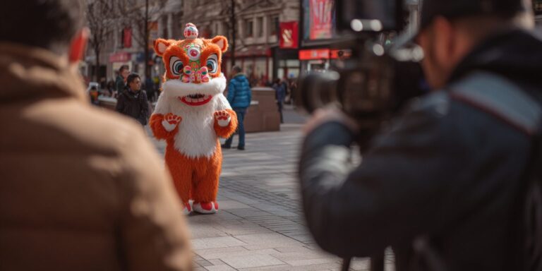 Livestream God of Fortune Mascot Greeting – Elevate Your Singapore Event with Virtual Prosperity