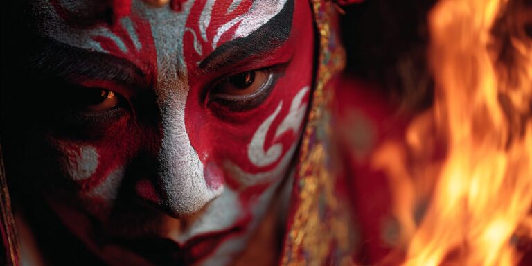 Mask Changing and Fire Eating Show Singapore – Captivating Bian Lian & Cultural Performances by Wolf Events