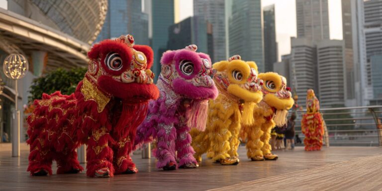 NYE 2025 Lion Dance Party Packages in Singapore – Book Lion Dance, Mask Changing & God of Fortune Acts