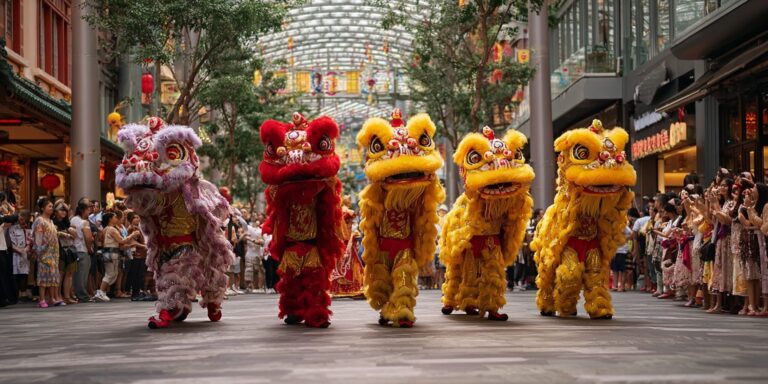 National Day Heartlands Lion Dance Shows – Celebrate with Lion Dance, Bian Lian & God of Fortune in Singapore