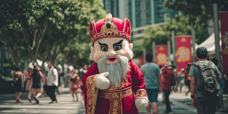 National Day Parade God of Fortune Mascot Appearance – Tradition Meets Celebration in Singapore