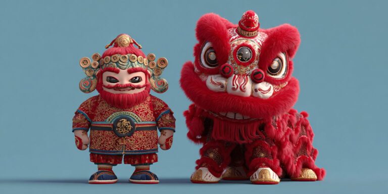 Pairing God of Fortune Mascot with Lion Dance for CNY – Elevate Your Singapore Event