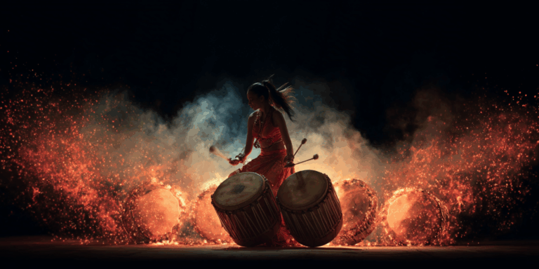 Percussion Fire Dance Show Singapore – Energize Your Event with Drums, Dance, and Fire