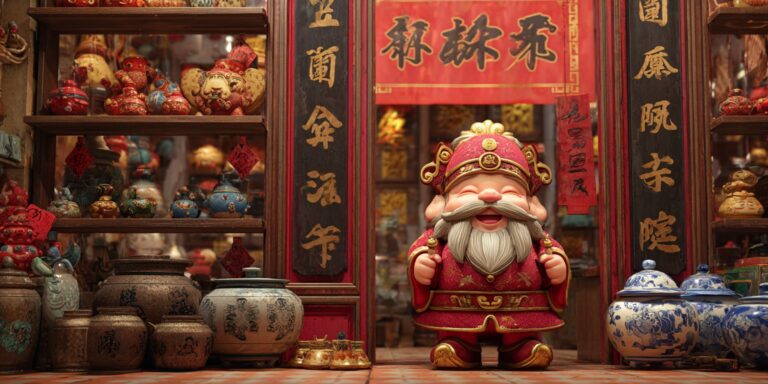 Shop Opening God of Fortune Mascot Singapore – Elevate Your Event with Prosperity & Tradition